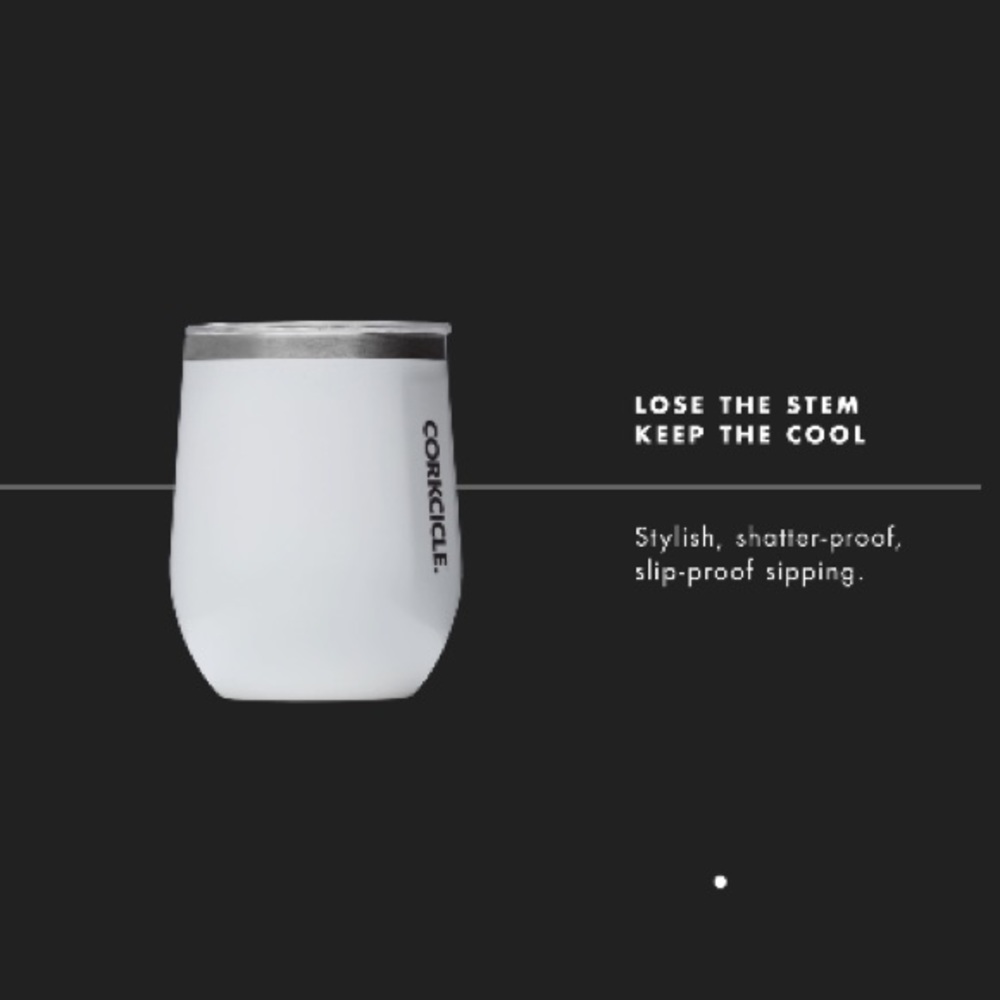 NEW Corkcicle Wine Tumbler with Silicone Straw - Picture 7 of 13